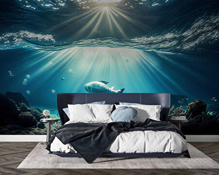 Denizaltı Balık Manzaralı Duvar Kağıdı