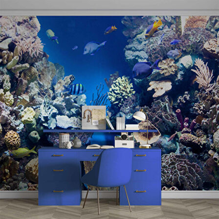 Denizaltı Mercan Manzaralı Duvar Kağıdı