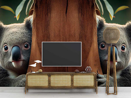 Koala Temalı Duvar Kağıdı