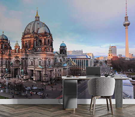 Almanya Berlin Katedrali Manzaralı Duvar Kağıdı