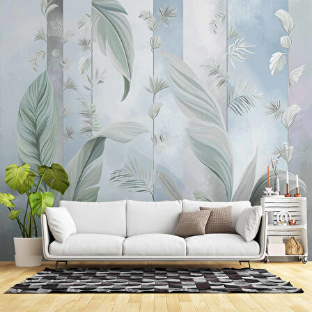 Soft Tüy Çizim Desenli Duvar Kağıdı