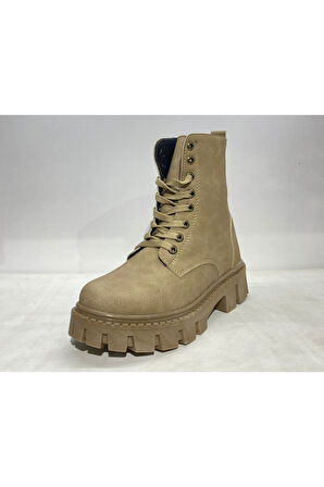 Bej kalın taban postal bot