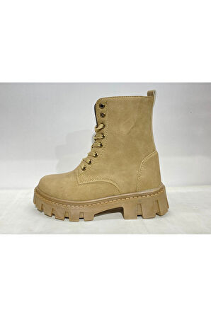 Bej kalın taban postal bot