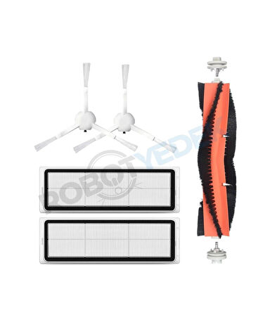 Dreame L10S Ultra Uyumlu Yedek Mopsuz Fırça Hepa Filtre Seti-5 Parça