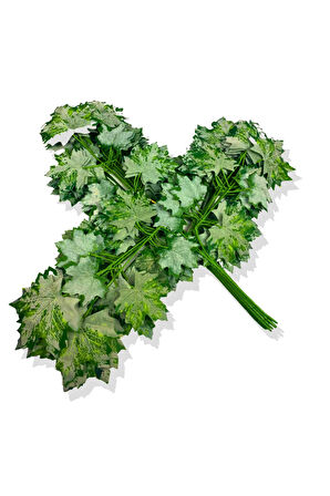 Lüx Yeşil Çınar Yaprak Akçaağaç Demeti 12 Dal