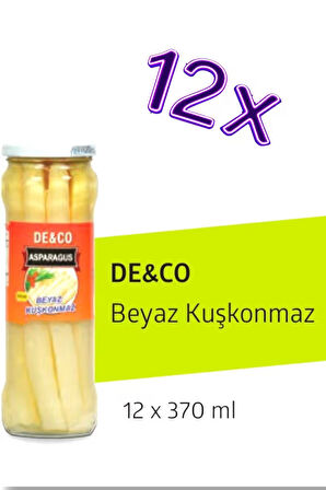 Beyaz Kuşkonmaz 370 ml. 12 Adet