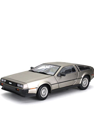 Sun Star DMC  1:18 –  Geleceğe Dönüş (Back to Future ) 1981 DeLorean DMC-12 LK   Synoverse Kitap Hediyeli