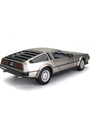 Sun Star DMC  1:18 –  Geleceğe Dönüş (Back to Future ) 1981 DeLorean DMC-12 LK   Synoverse Kitap Hediyeli