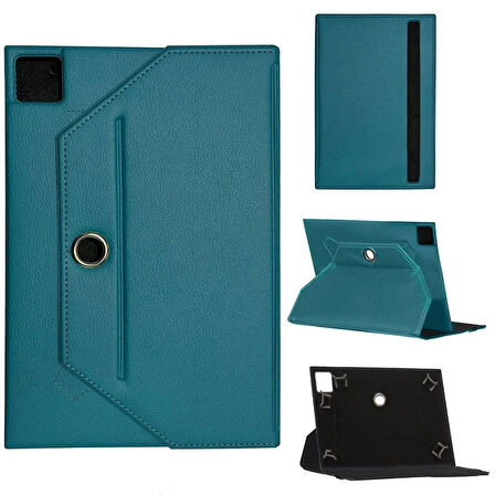 Lenovo Tab M10 TB-X505L Universal Standlı Premium Tablet Kılıfı Yeşil