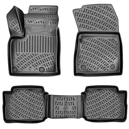 NISSAN QASHQAI E POWER 3D Siyah Havuzlu Paspas 2022 ve SONRASI