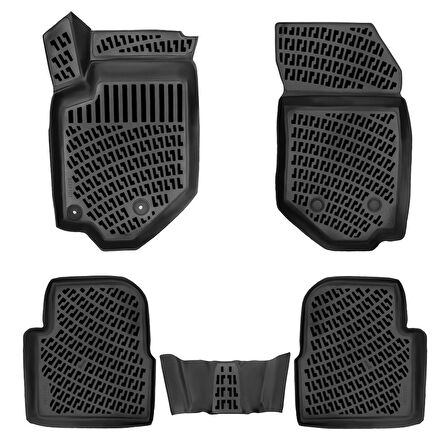 PEUGEOT 2008 3D Siyah Havuzlu Paspas 2019 ve SONRASI