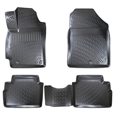 HYUNDAI ELANTRA VI 3D Siyah Havuzlu Paspas 2015 ve 2020