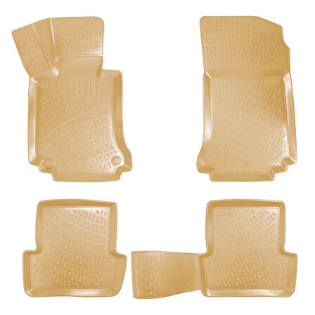 MERCEDES C-SERISI W204 BEJ 3D Havuzlu Paspas 2006 ve 2014