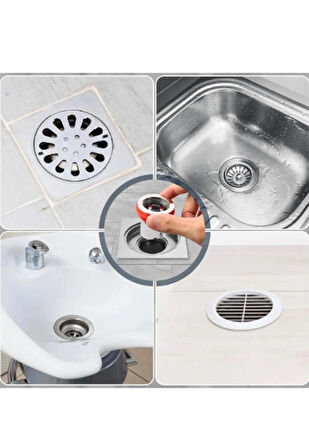 Banyo Gideri Koku Önleyici Metal Tapa Banyoda Kötü Kokulara Son Gider Kapağı Contalı 3.2 Cm dmr-7145