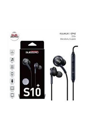 Siyah Extra Bass S10+ Plus Akg Uyumlu Mikrofonlu Kulaklık