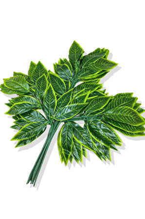 Yapay Çiçek Demet Açık Yeşil Detaylı Ceviz Dalı 12 Adet 70 Cm