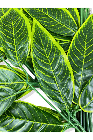 Yapay Çiçek Demet Açık Yeşil Detaylı Ceviz Dalı 12 Adet 70 Cm