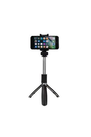 Selfie Stick 360 Derece Dönen Bluetooth Tripod L01