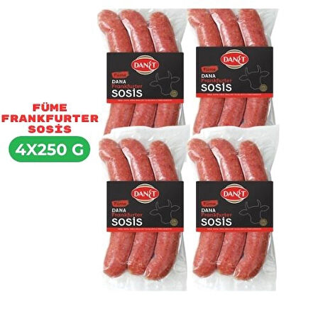 Dana Füme Frankfurter Sosis  4x 250 g