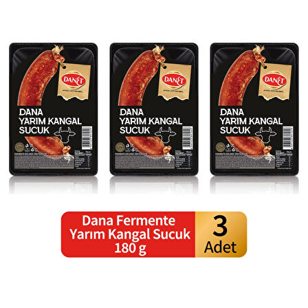 Dana Yarım Kangal Sucuk Fermente 180 g X 3 ADE