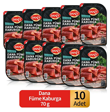 Dana Füme Kaburga 70 g X 10 Adet