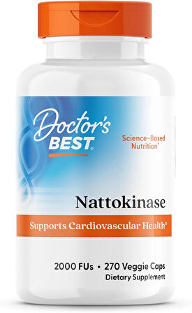 Doctor's Best Nattokinase Gut Health 2,000 FUs 270 Veggie Caps