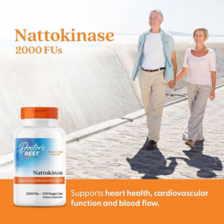 Doctor's Best Nattokinase Gut Health 2,000 FUs 270 Veggie Caps