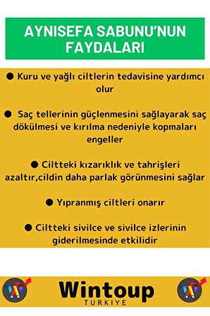 Doğal Aynı Sefa Sabunu Özel Üretim Tüm Cilt Tipleri İçin Uygun 3 Adet 100gr
