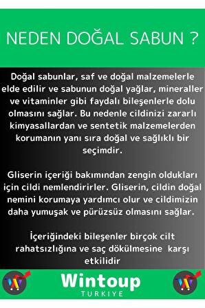 Doğal Çay Ağacı Sabunu Özel Üretim Tüm Cilt Tipleri İçin Uygun 4 Adet 100gr