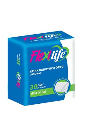 FLEXİ LİFE YATAK KORUYUCU ÖRTÜ 60X90 30'LU