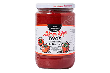 Ayaş Akkaya Kooperatifi Domates Salçası 680 Gr.