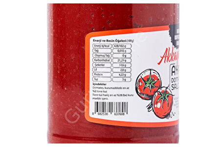 Ayaş Akkaya Kooperatifi Domates Salçası 680 Gr.