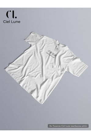 Nevermind Unisex Don't Give Up Oversize Tişört