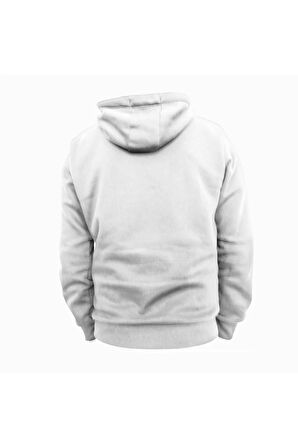 Don't Wish For it Work For it Baskılı Kapüşonlu Sweatshirt Hoodie Kalın Kumaş 3 İplik Şardonlu