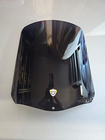 MOTOCAM Dorado Sandor 250 Siperlik Ön Cam 2006 Model 41cm siyah Renkli 4mm