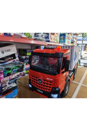 Büyük Boy 2.4 GHZ Uzaktan Kumandalı Dorseli Konteyner Tır Full Fonksiyon RC Tır
