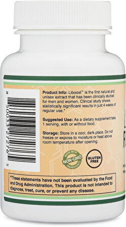 DOUBLE WOOD Liboost Libido Booster For Women (Damiana Leaf Extract) 600 mg 60 Caps (Bayanlara özel)