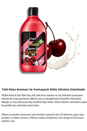 DOXA Kiraz & Süt Özlü Duş Jeli – 400 ml