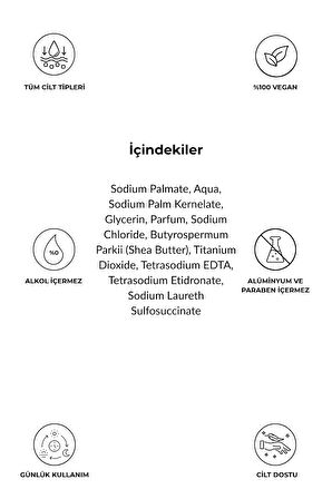 Doğal Shea Yağlı El Sabunu – Nazik Temizlik & Yumuşaklık 80gr x 4