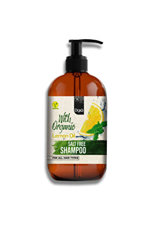 Doxa Tuzsuz Şampuan 500 ml – Organik Limon Yağlı, Tüm Saç Tiplerine Uygun Canlandırıcı Bakım