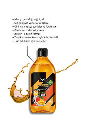 DOXA Mango & Süt Özlü Duş Jeli – 400 ml