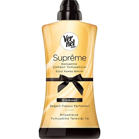 Vernel Max Supreme Glamour Konsantre Yumuşatıcı 1200 ml