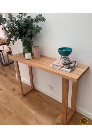 DizyWood Masif Ahşap Dresuar – Kahverengi Antre ve Salon Konsolu