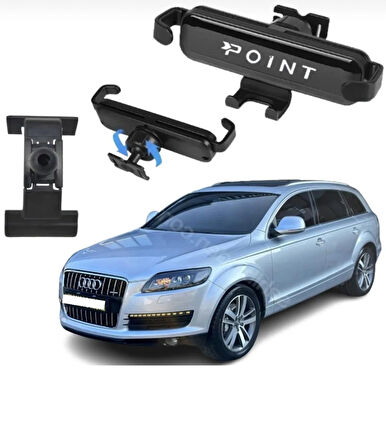 Point Audi Q7 Araca Özel Cep Telefon Tutacağı Robotik Oynar Başlıklı 2006 - 2014 ONTA59
