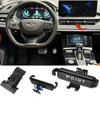 Point Chery Tiggo 8 Pro Araca Özel Cep Telefon Tutacağı Robotik Oynar Başlı 2023 Sonrası ONTA76