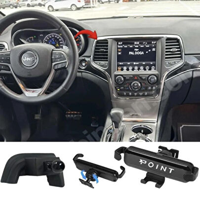 Point Jeep Grand Cherokee Araca Özel Cep Telefon Tutacağı Robotik Oynar Başlık 2011-2018 ONTA82