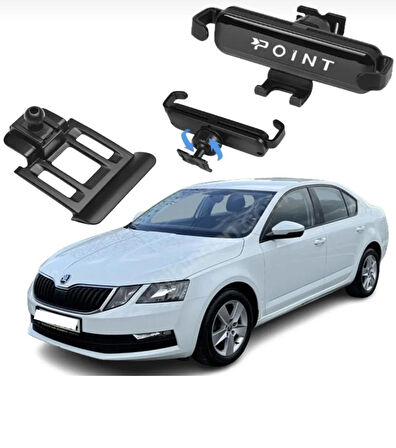 Point Skoda Octavia Araca Özel Cep Telefon Tutacağı Robotik Oynar Başlık 2013-2019 ONTA78