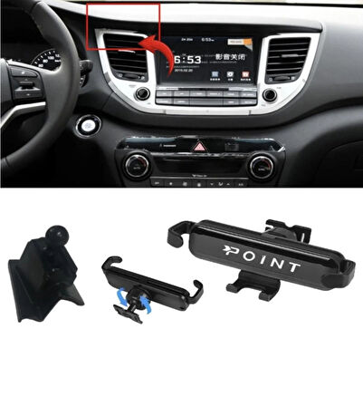 Point Hyundai Tucson Araca Özel Cep Telefonu Tutacağı Robotik Oynar Başlıklı 2015-2018 ONTA27