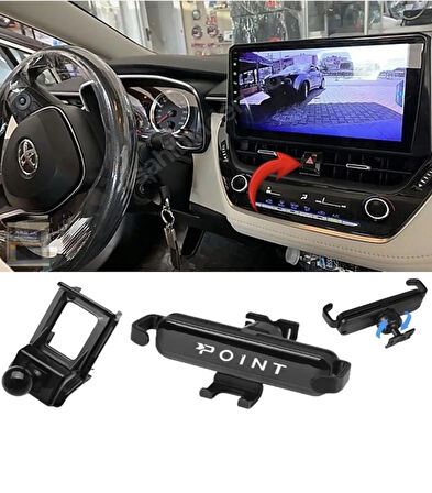 Point Corolla Araca Özel Cep Telefonu Tutacağı Robotik Oynar Başlıklı Sedan 2019 - 2024 ONTA13