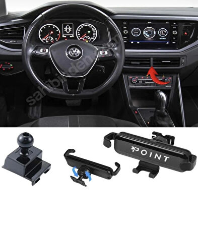 Point Volkswagen Polo Araca Özel Telefon Tutacağı 2018-2024 onta85